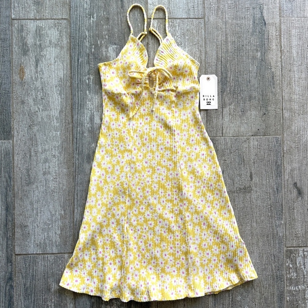 🔥🔥BILLABONG - SUNNY GARDEN RIB KNIT DRESS🔥🔥 - Picture 6 of 8